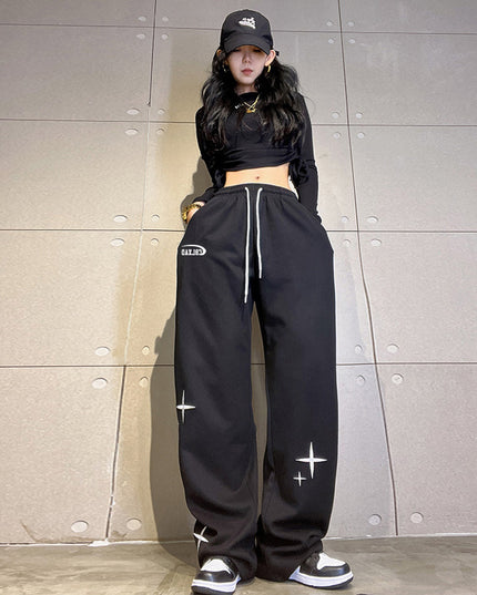 Women's Ankle-tied Two-purpose Sweatpants American Style