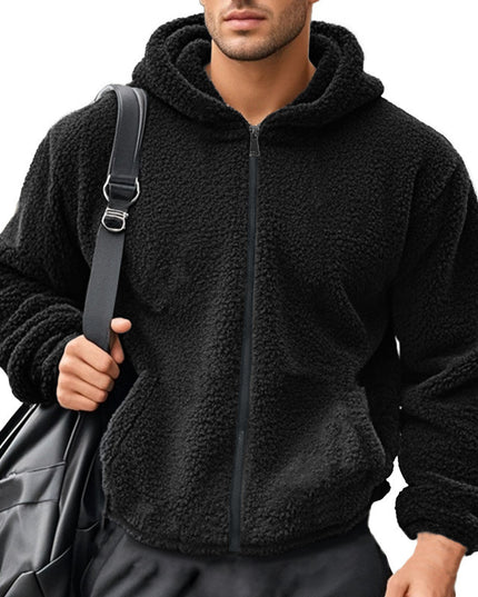 American Men's Double-sided Bejirog Loose Hooded Zipper Jacket