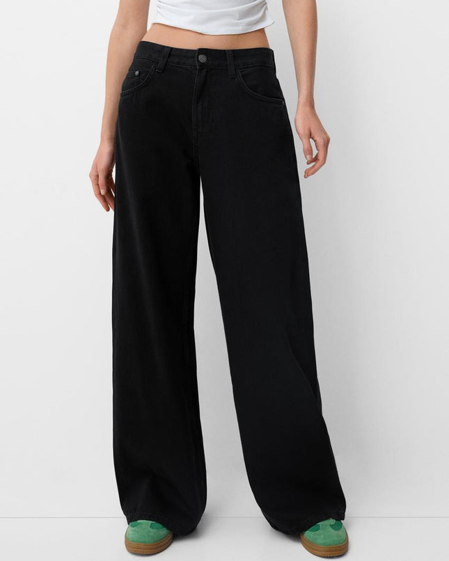 Early Autumn Mid Waist All-matching Straight Pants