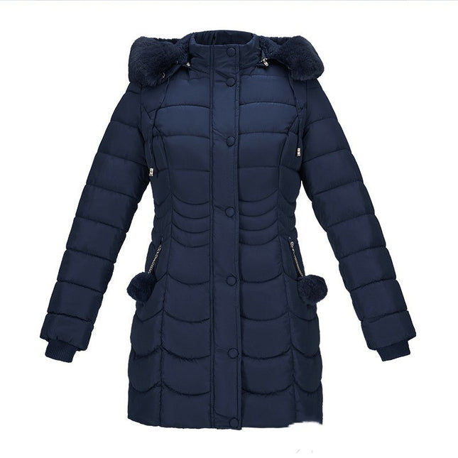Casual Pure Color Thickened Velvet Cotton Clothes