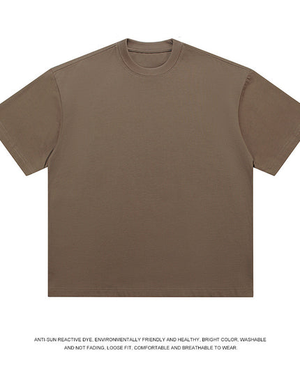 T-shirt Men's Loose Solid Color Bottoming Shirt