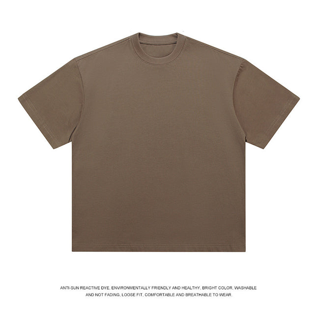 T-shirt Men's Loose Solid Color Bottoming Shirt
