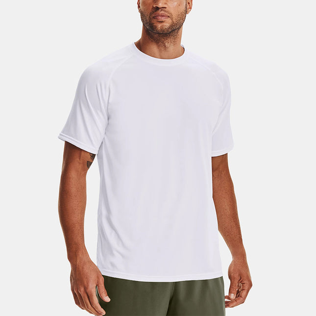 Summer Exercise T-shirt Men's Loose Round Neck