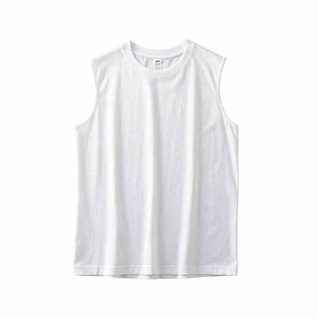 Fitness Waistcoat Solid Color Sleeveless T-shirt For Men
