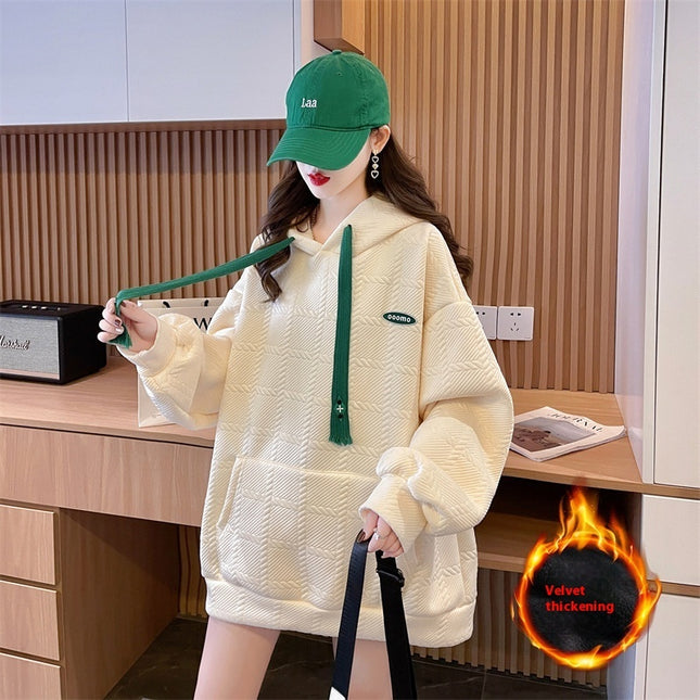 Hooded Sweater Women's Autumn And Winter Korean Style Loose