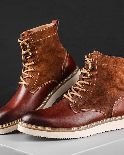 Retro Men's High-top Shoes American Tooling Boots