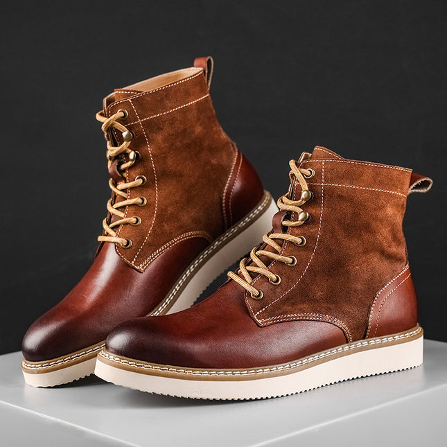Retro Men's High-top Shoes American Tooling Boots