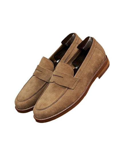 Retro Loafers Genuine Leather Handmade Leisure