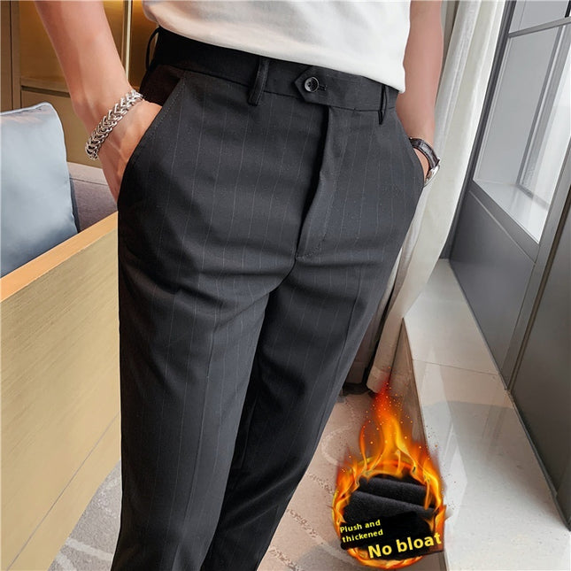 Thin Men's Slim Fit Suit Pants Fashion