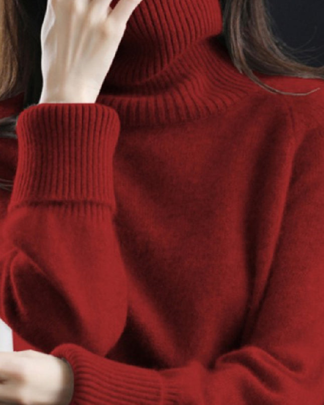 High Neck Thickened Bottoming Shirt Sense Thermal Sweater
