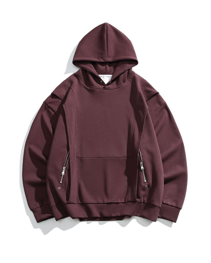 Fashion Personality Rivets Hooded Sweater Men