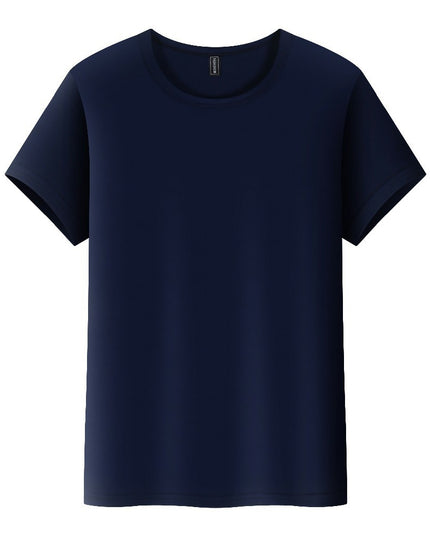 High-end Ice Silk Sports Running Fitness Clothes Loose-fitting Casual Round-neck Short Sleeve