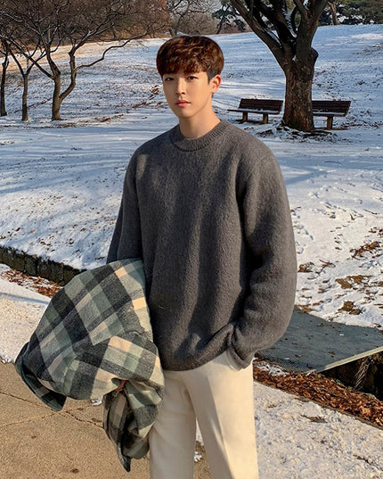 High-end Sweater Men's Korean-style Fashion Loose