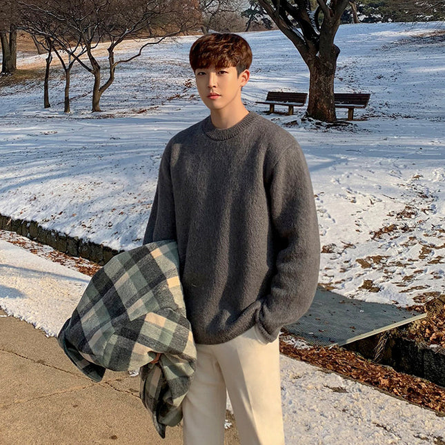 High-end Sweater Men's Korean-style Fashion Loose