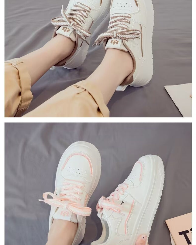 Platform White Shoes Minority All-match Running Leisure Sneakers