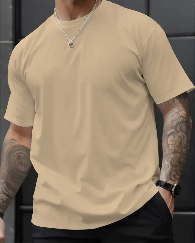 3D Digital Printing Printed Loose Short Sleeve Round Neck T-shirt
