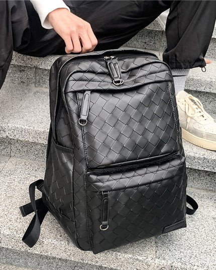 Men's Large-capacity Hand-woven Travel Backpack