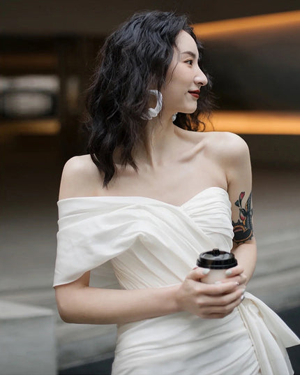 Light Wedding Gown Short Women