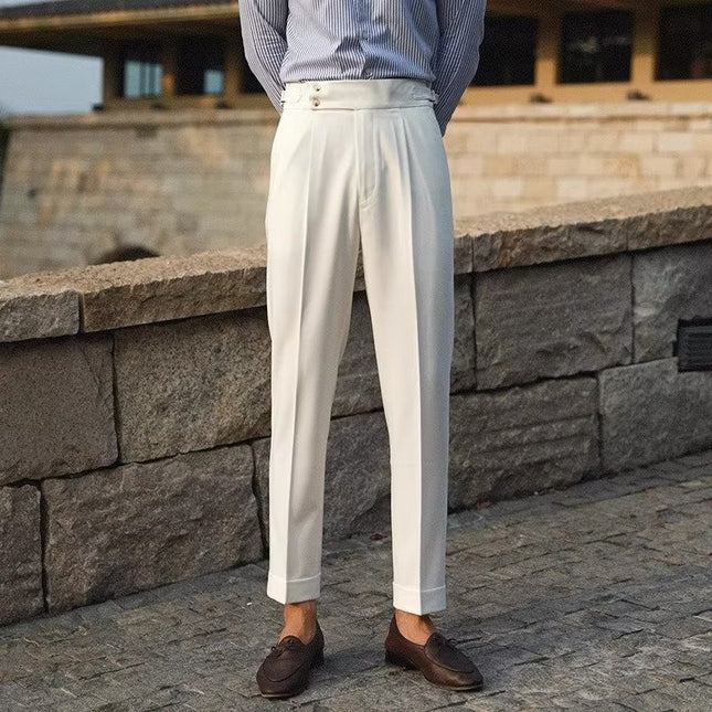 Summer Lightly Mature High-grade Slim Fit Suit Pants