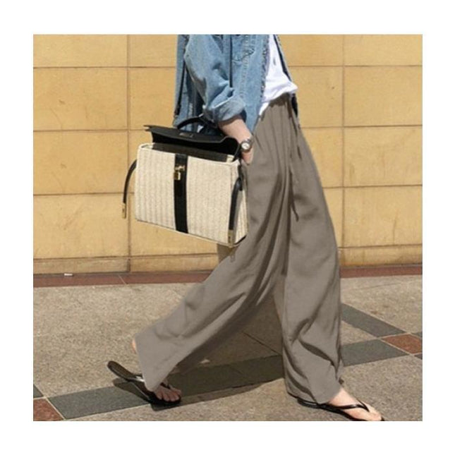 High Waist Women's Pants Loose Casual Pants