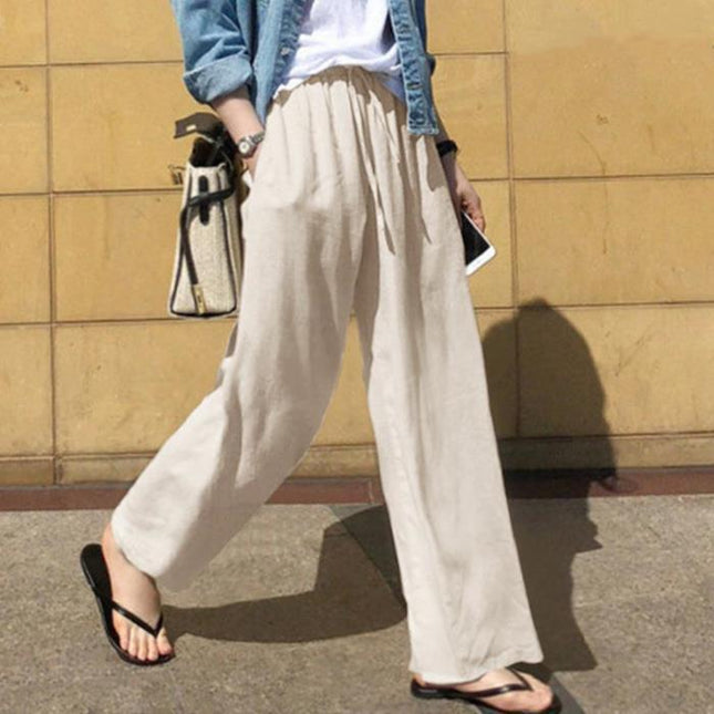 High Waist Women's Pants Loose Casual Pants