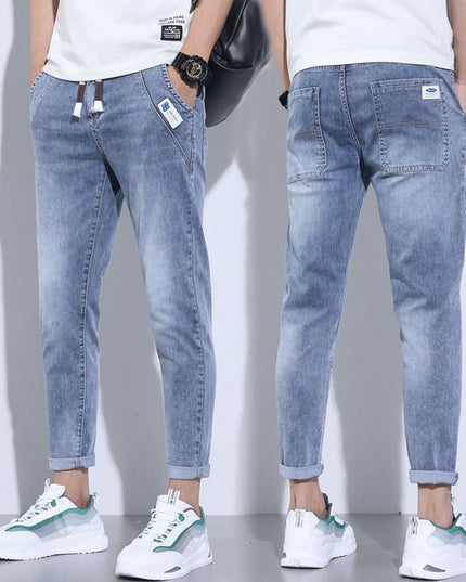 Denim Stretch Casual Men's Trousers Thin