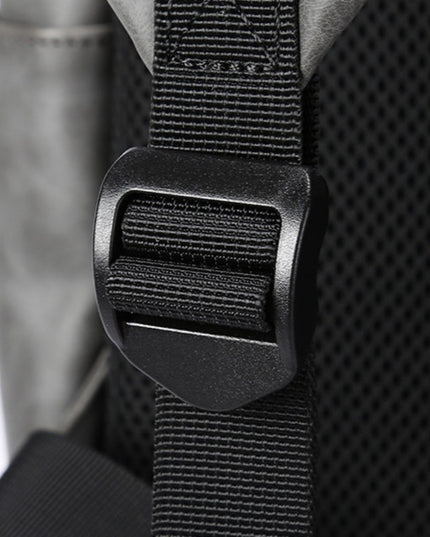 Leather leisure travel backpack