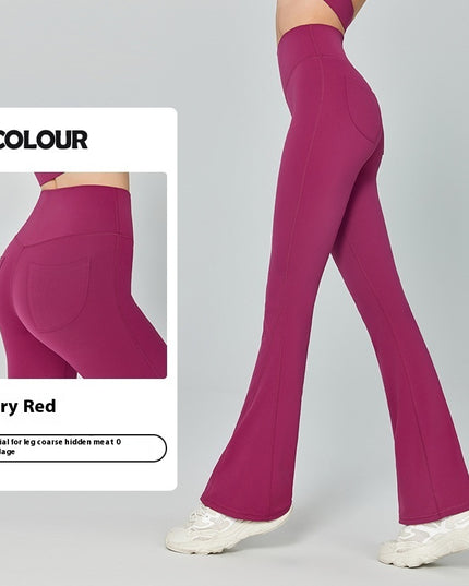Casual Outdoor Tight Yoga High Waist Hip Lift Fitness Trousers
