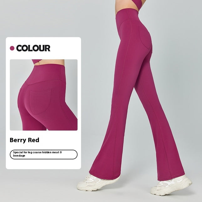 Casual Outdoor Tight Yoga High Waist Hip Lift Fitness Trousers