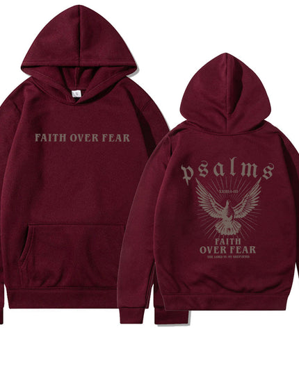Hoodie Bible Scripture Pattern Girly Style Sweatshirt