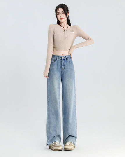 New Narrow Wide-leg Jeans For Women