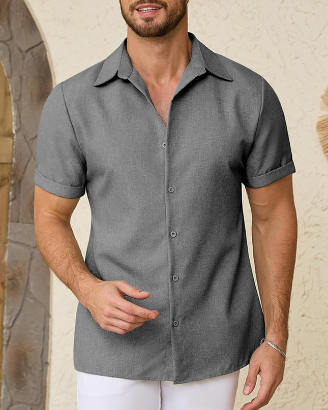 Men's Casual Single-breasted Shirt