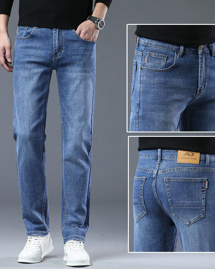 Men's Loose Straight Leg Summer Jeans