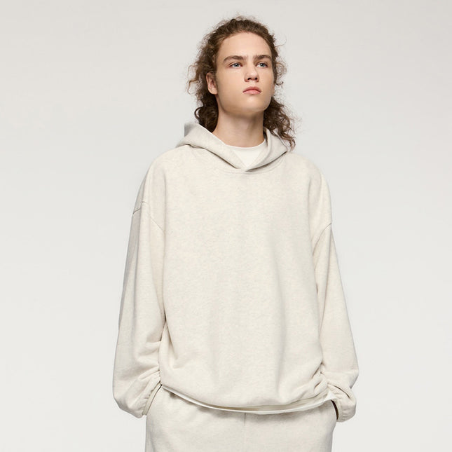Thin Hoodie Loose And Simple Solid Color High Street
