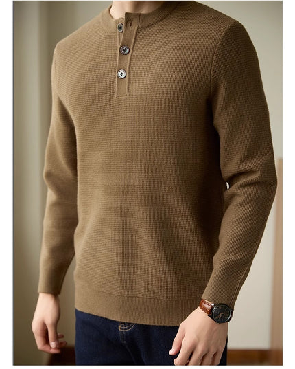 Men's American-style Business Casual All-match Pullover Sweater