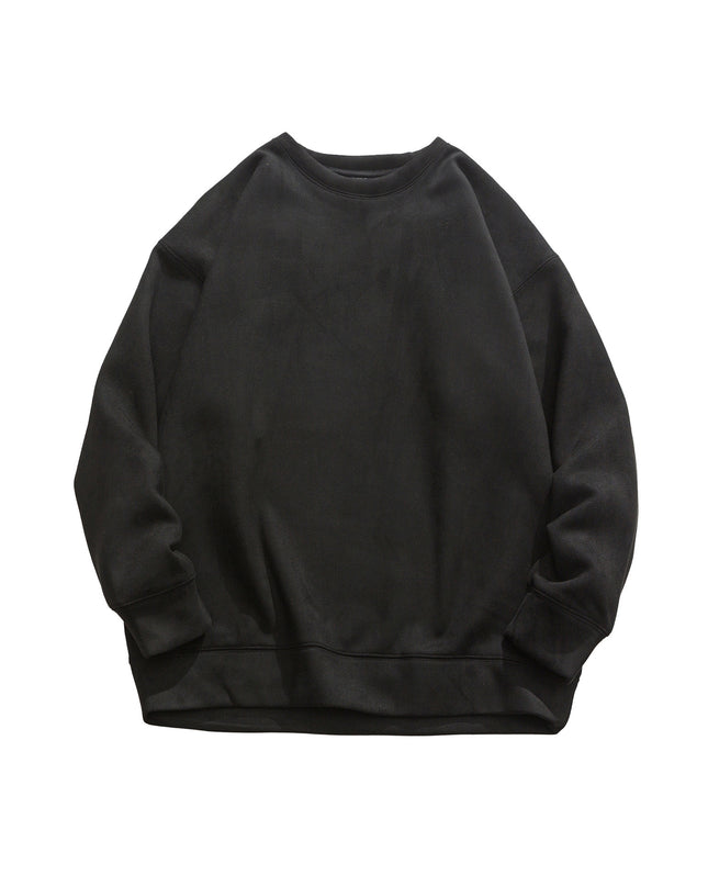 Suede No Hat Rope Hooded Sweater For Men