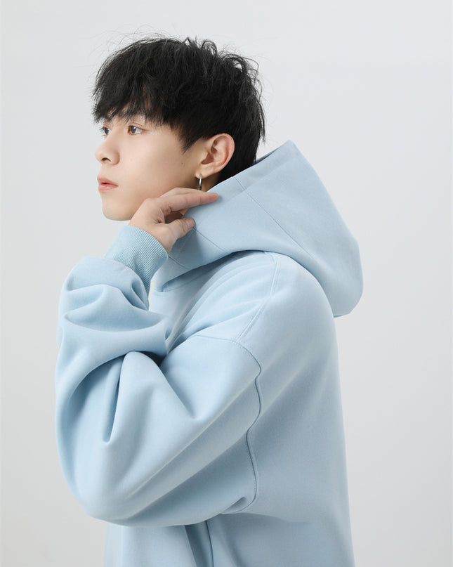 Heavy Profile Cropped Hoodie Men
