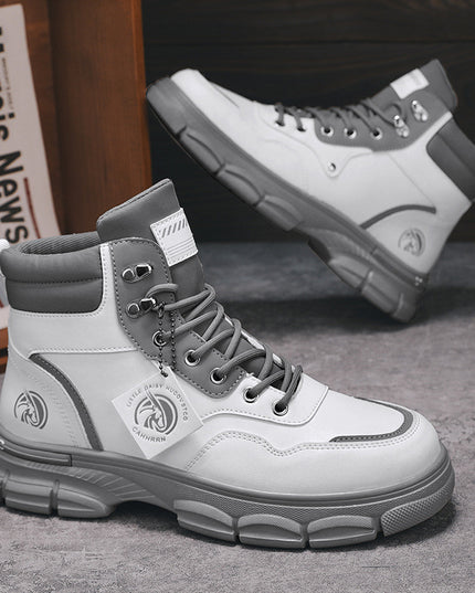 Men's Casual Trend High Top British Style Martin Boots