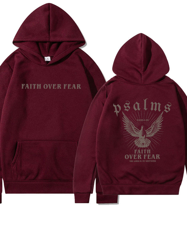 Hoodie Bible Scripture Pattern Girly Style Sweatshirt