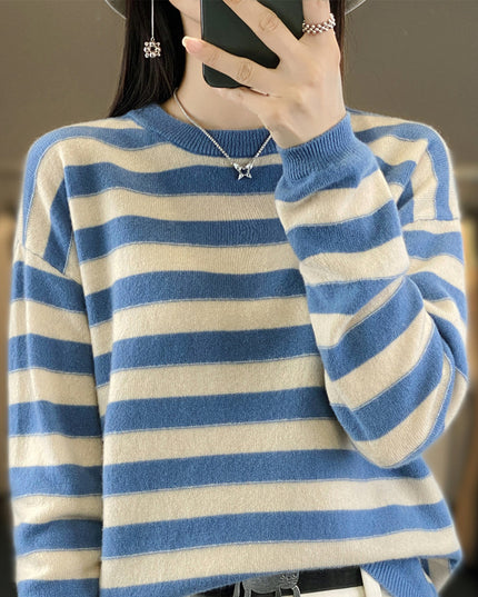 Women's Long Sleeve Loose Western Style Sweater