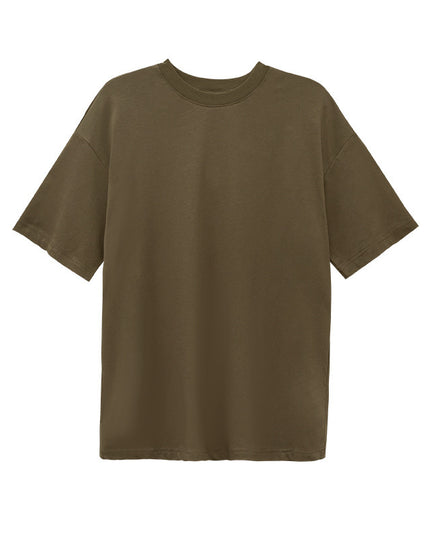 Quick-drying Breathable Round Neck Solid Color Basic Te Outdoor Loose Short-sleeved T-shirt