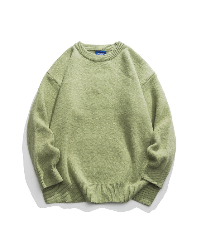 Men's New Back Letter Embroidered Sweater