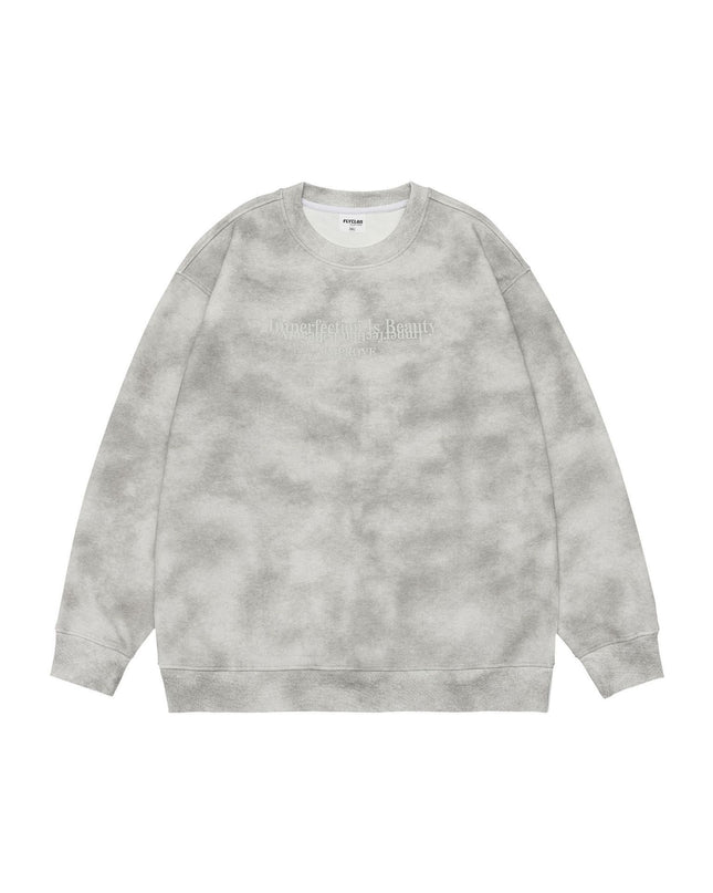 Retro Heavy Waste Soil Style Round Neck Sweater For Men