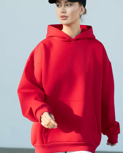Women's Long-sleeved Hooded Sweater