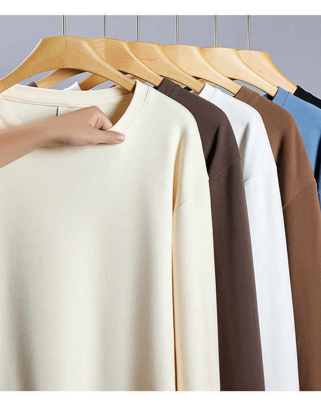 T-shirt With Solid Color Loose Top