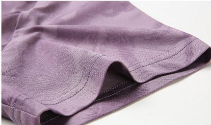 Men's Round Neck Mercerized Cotton Short Sleeves
