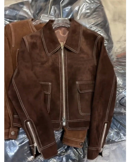 Women's Autumn Long Sleeve Maillard Jacket