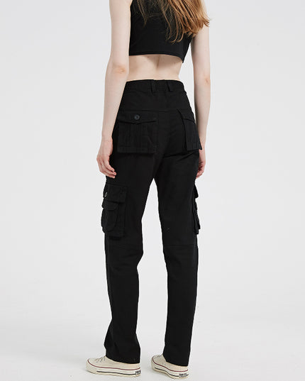 European And American Plus Size Women's Multi-pocket Sports Pants
