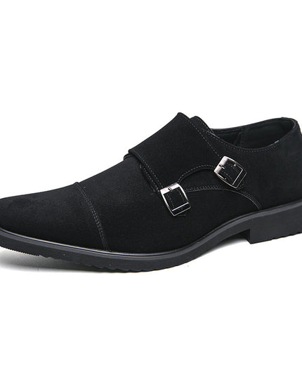 Men's Fashion Black Business Leather Shoes