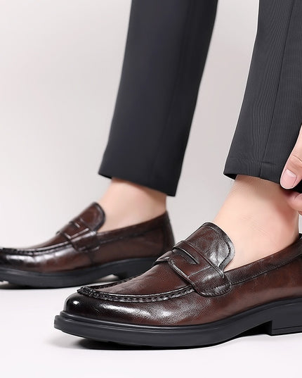 Men's All-match Breathable British Casual Leather Shoes